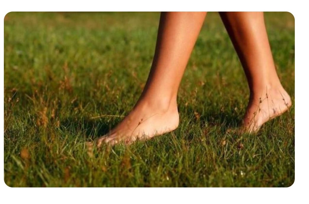 Walking barefoot